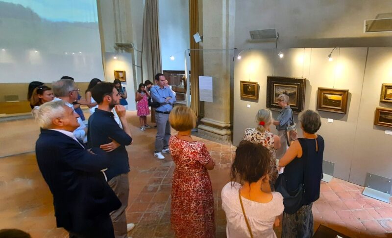 presentazione mostra Antonio Fontanesi a Vigoleno