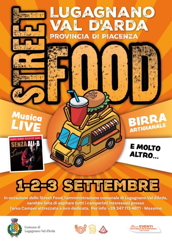 STREET FOOD
SPECIALITà REGIONALI DALL'ITALIA