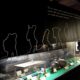 Ingresso del Museo della Resistenza Piacentina di Sperongia con la vetrinetta bifacciale che espone cimeli e documenti della Resistenza