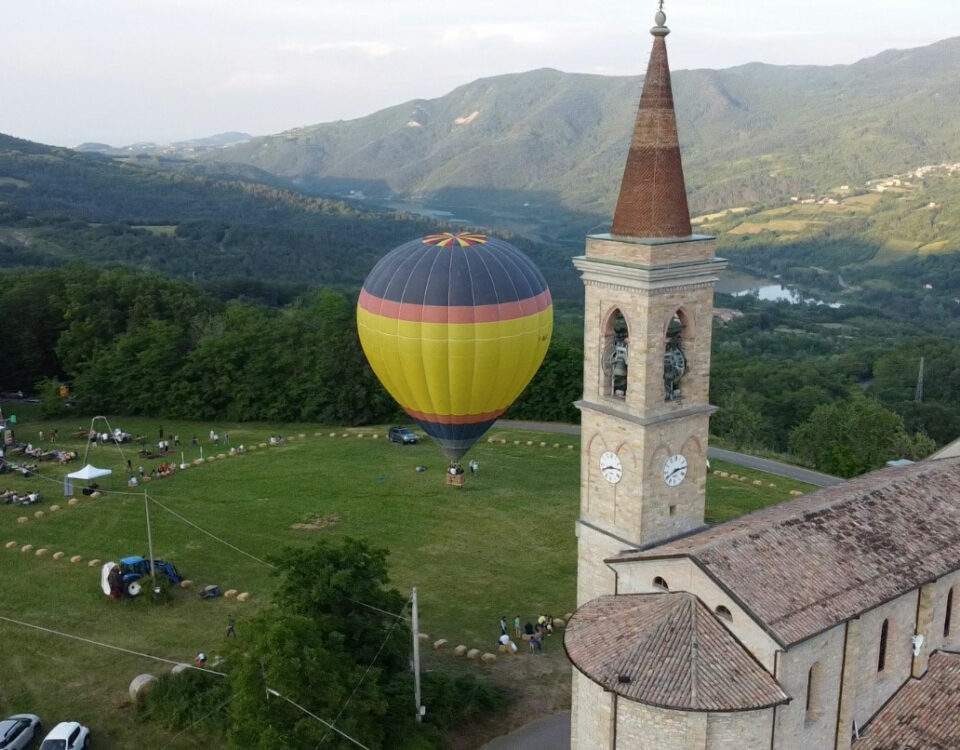 Mongolfiere a Morfasso per il festival Nuove Esplosioni 2023