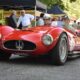 Auto da corsa d'epoca alla Silver Flag di Castell'Arquato