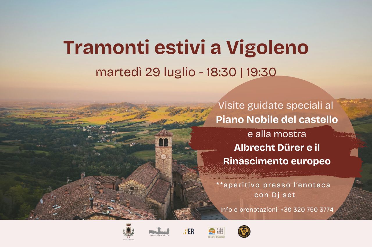 Tramonti estivi luglio Vigoleno AVA