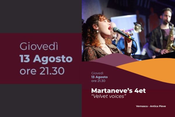 Summertime in Jazz - Piacenza Jazz Club - Martaneve's 4tet