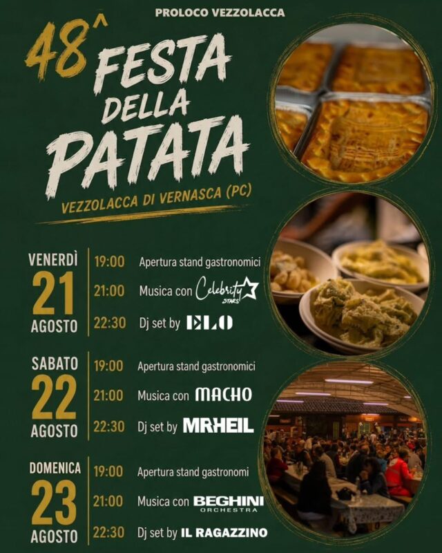 Festa della Patata Vezzolacca 2026 - locandina