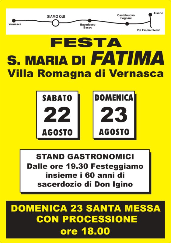 Santa Maria di Fatima 2026 - Vernasca