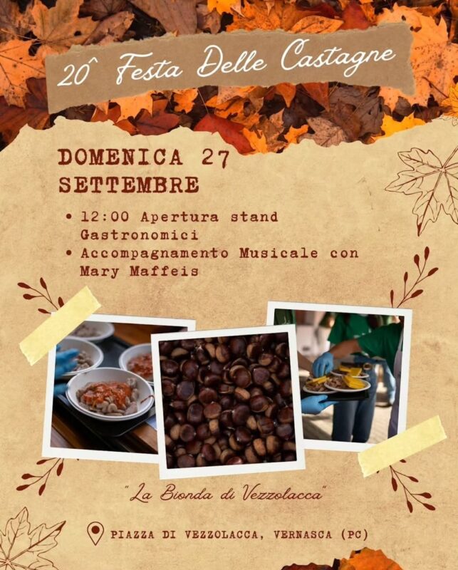 Festa delle castagne - Vezzolacca - Vernasca 2026